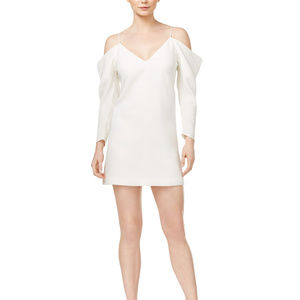 Mare Mare Belle VNeckline Cold Shoulder Mini Dress